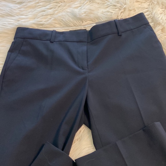ANN TAYLOR THE TROUSERS PANTS SIZE 8 brand new navy blue color inseam 32” - Picture 13 of 13